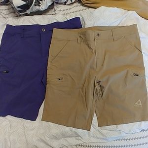 2 pairs Gerry Cargo Shorts blue/khaki